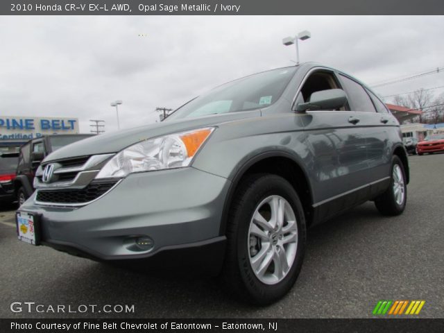 2010 Honda CR-V EX-L AWD in Opal Sage Metallic