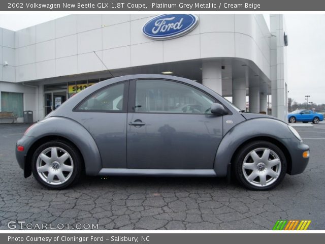 2002 Volkswagen New Beetle GLX 1.8T Coupe in Platinum Grey Metallic