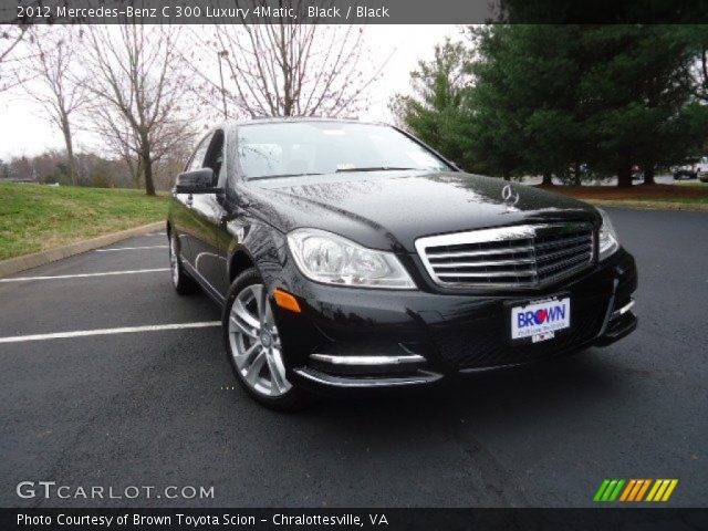 2012 Mercedes-Benz C 300 Luxury 4Matic in Black