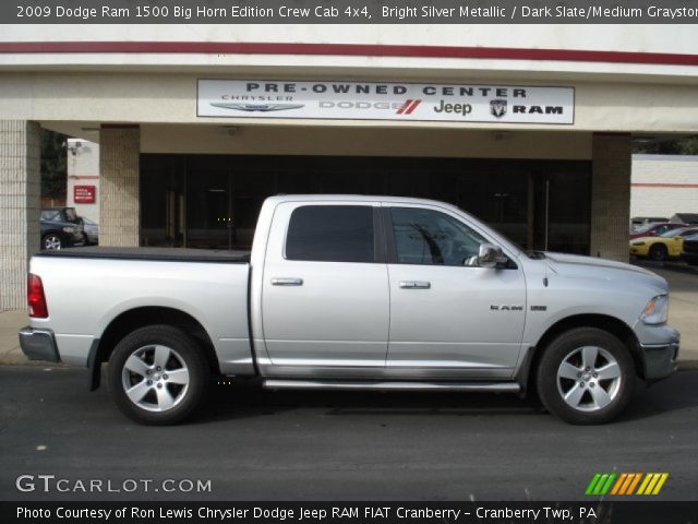 2009 Dodge Ram 1500 Big Horn Edition Crew Cab 4x4 in Bright Silver Metallic