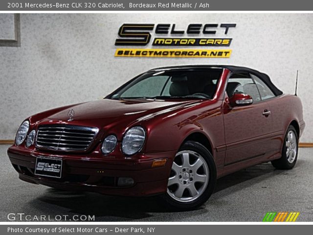 2001 Mercedes-Benz CLK 320 Cabriolet in Bordeaux Red Metallic
