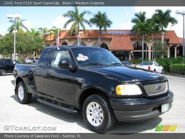 2002 Ford F150 Sport SuperCab in Black