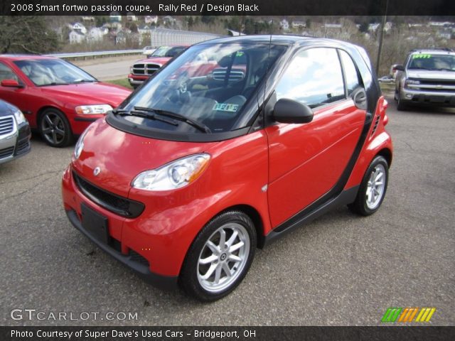 2008 Smart fortwo passion coupe in Rally Red