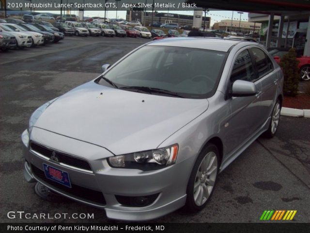 2010 Mitsubishi Lancer Sportback GTS in Apex Silver Metallic