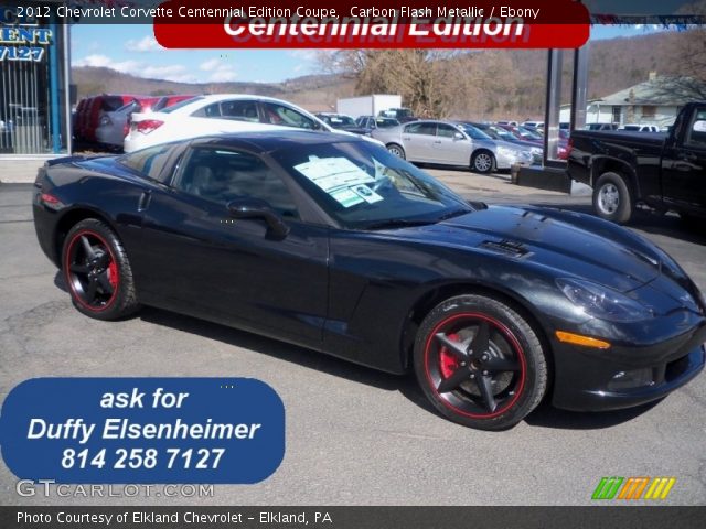 2012 Chevrolet Corvette Centennial Edition Coupe in Carbon Flash Metallic
