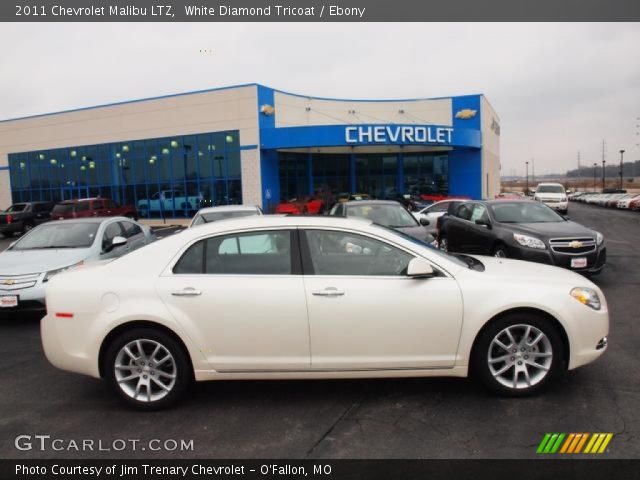 2011 Chevrolet Malibu LTZ in White Diamond Tricoat