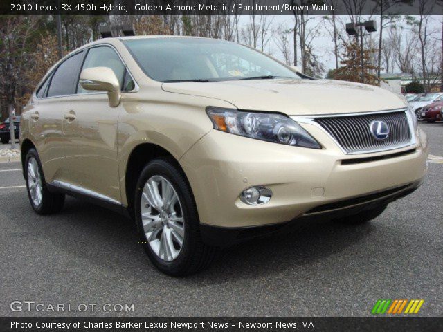 2010 Lexus RX 450h Hybrid in Golden Almond Metallic