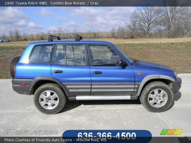 1996 Toyota RAV4 4WD in Confetti Blue Metallic