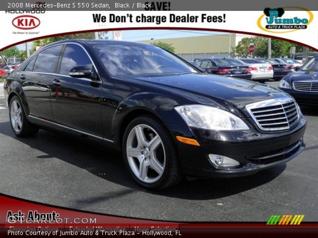 2008 Mercedes-Benz S 550 Sedan in Black