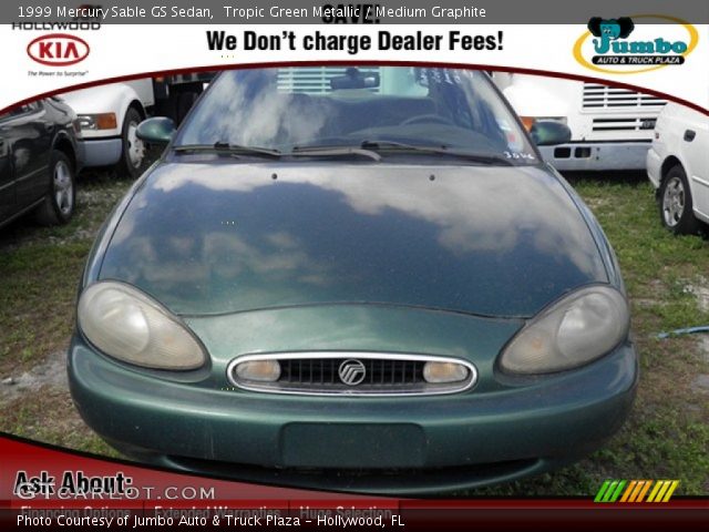 1999 Mercury Sable GS Sedan in Tropic Green Metallic
