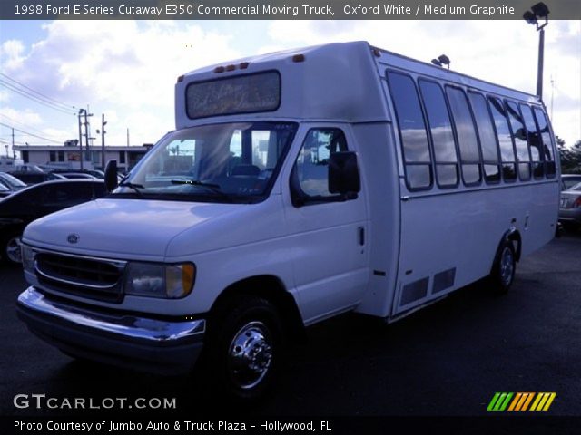 1998 Ford E Series Cutaway E350 Commercial Moving Truck in Oxford White