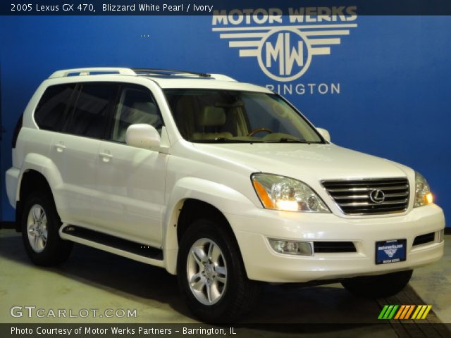 2005 Lexus GX 470 in Blizzard White Pearl