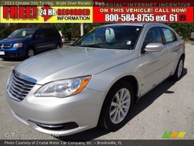 2011 Chrysler 200 Touring in Bright Silver Metallic