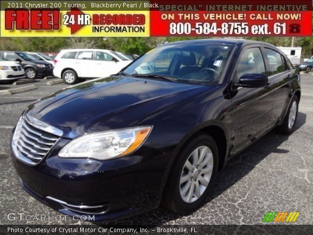 2011 Chrysler 200 Touring in Blackberry Pearl