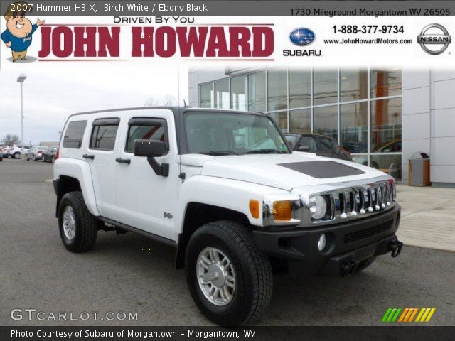 2007 Hummer H3 X in Birch White