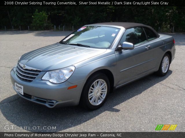 2008 Chrysler Sebring Touring Convertible in Silver Steel Metallic