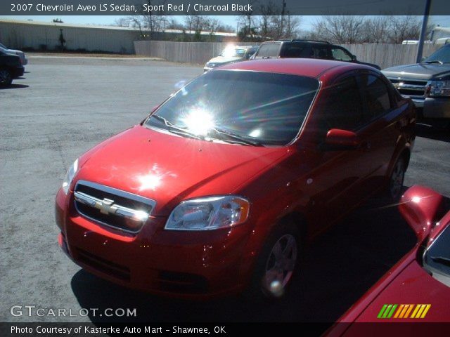 2007 Chevrolet Aveo LS Sedan in Sport Red