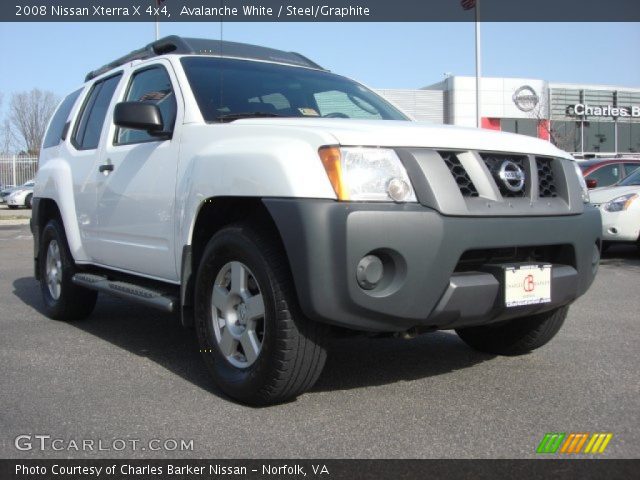 2008 Nissan Xterra X 4x4 in Avalanche White