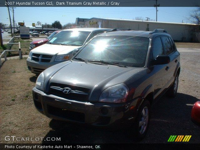 2007 Hyundai Tucson GLS in Dark Titanium Gray Metallic
