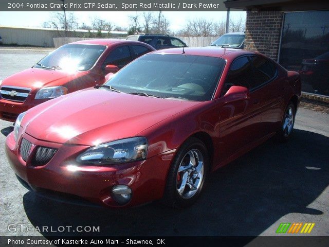2004 Pontiac Grand Prix GTP Sedan in Sport Red Metallic
