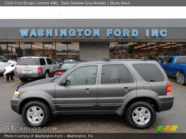 2006 Ford Escape Limited 4WD in Dark Shadow Grey Metallic