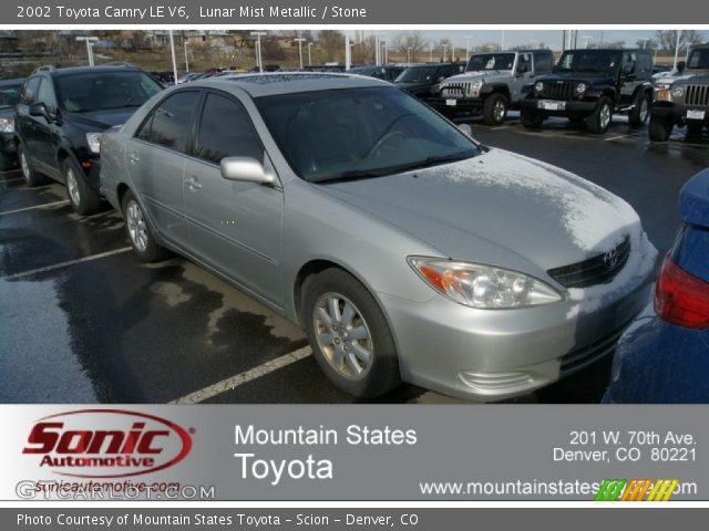 2002 Toyota Camry LE V6 in Lunar Mist Metallic