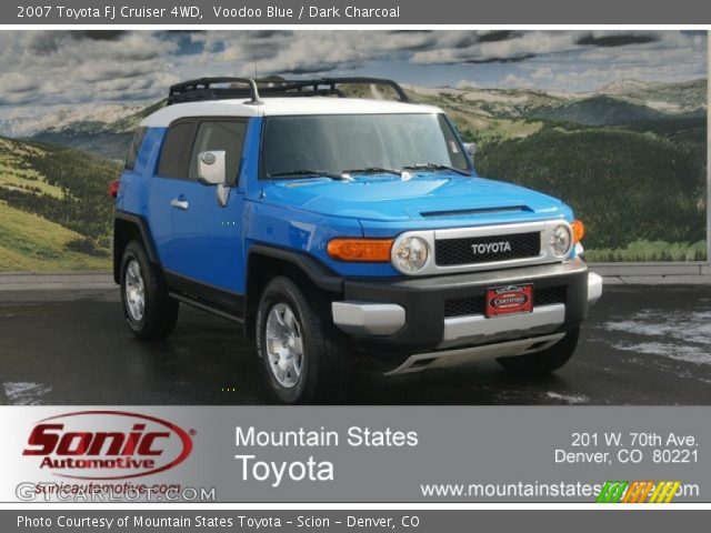 2007 Toyota FJ Cruiser 4WD in Voodoo Blue