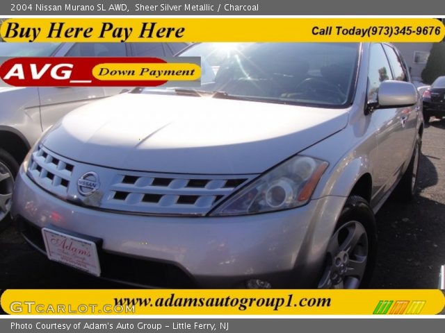 2004 Nissan Murano SL AWD in Sheer Silver Metallic