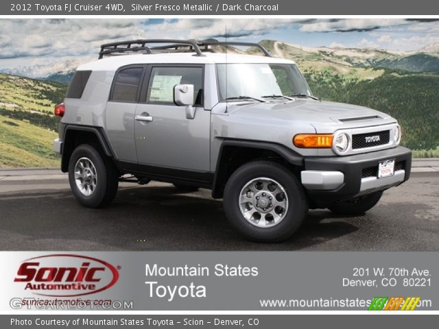 2012 Toyota FJ Cruiser 4WD in Silver Fresco Metallic