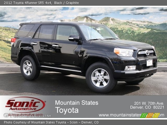 2012 Toyota 4Runner SR5 4x4 in Black