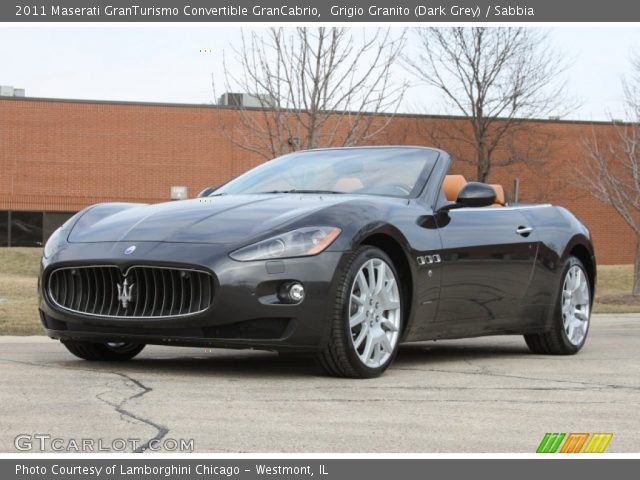 2011 Maserati GranTurismo Convertible GranCabrio in Grigio Granito (Dark Grey)