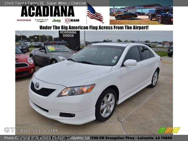 2009 Toyota Camry SE in Super White