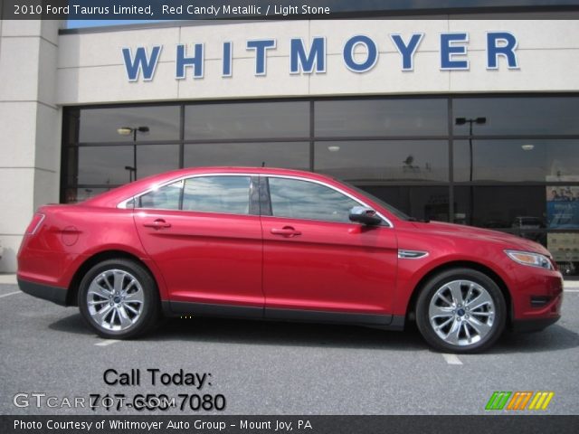 2010 Ford Taurus Limited in Red Candy Metallic
