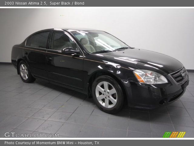 2003 Nissan Altima 2.5 in Super Black