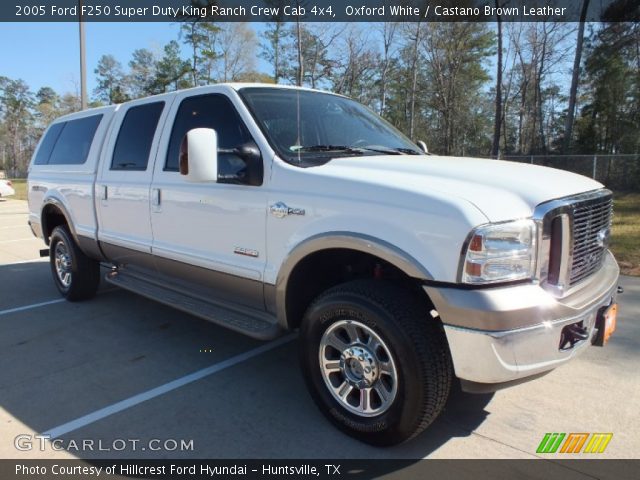 2005 Ford F250 Super Duty King Ranch Crew Cab 4x4 in Oxford White
