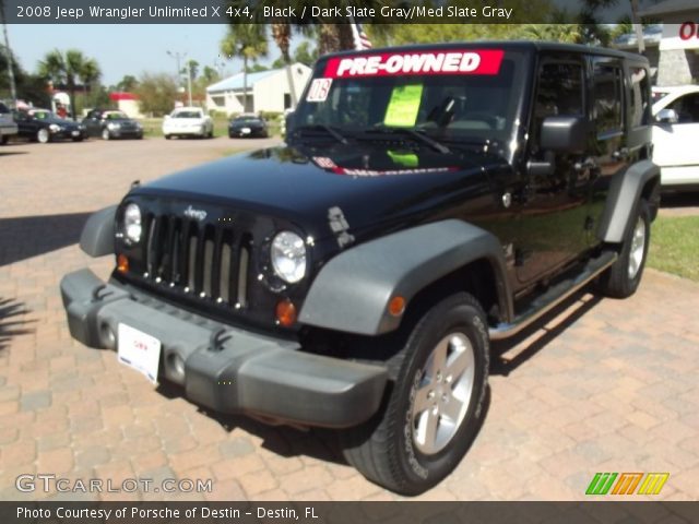 2008 Jeep Wrangler Unlimited X 4x4 in Black