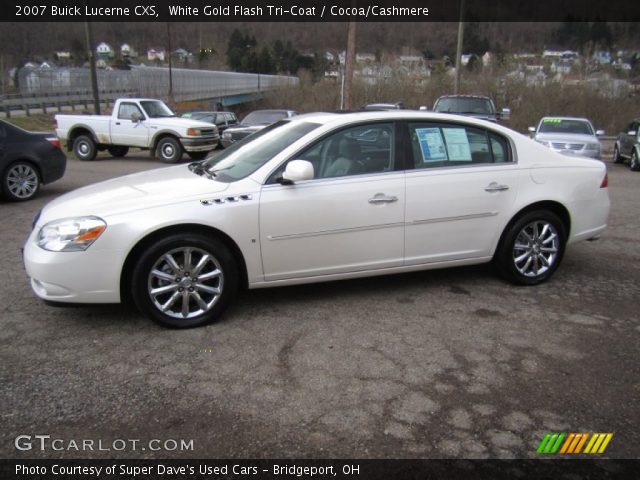 2007 Buick Lucerne CXS in White Gold Flash Tri-Coat