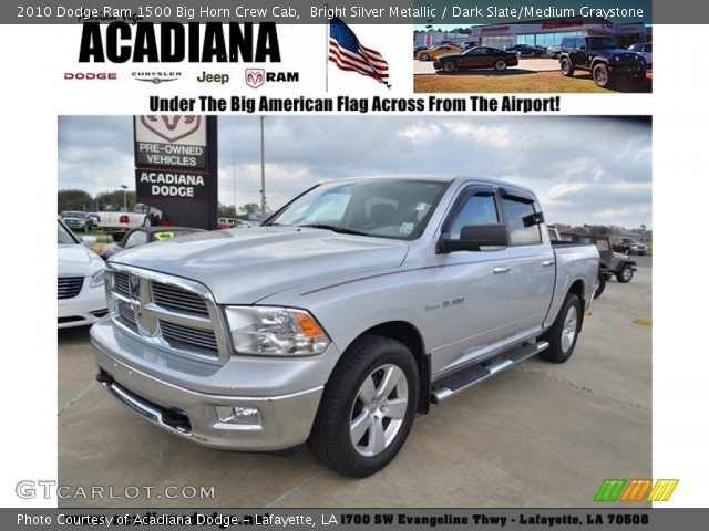 2010 Dodge Ram 1500 Big Horn Crew Cab in Bright Silver Metallic