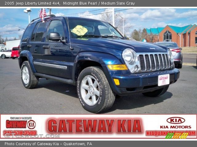 2005 Jeep Liberty Limited 4x4 in Midnight Blue Pearl