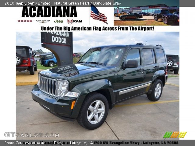 2010 Jeep Liberty Limited in Natural Green Pearl