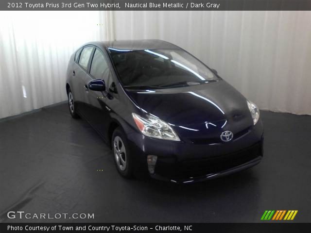 2012 Toyota Prius 3rd Gen Two Hybrid in Nautical Blue Metallic