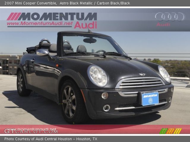 2007 Mini Cooper Convertible in Astro Black Metallic