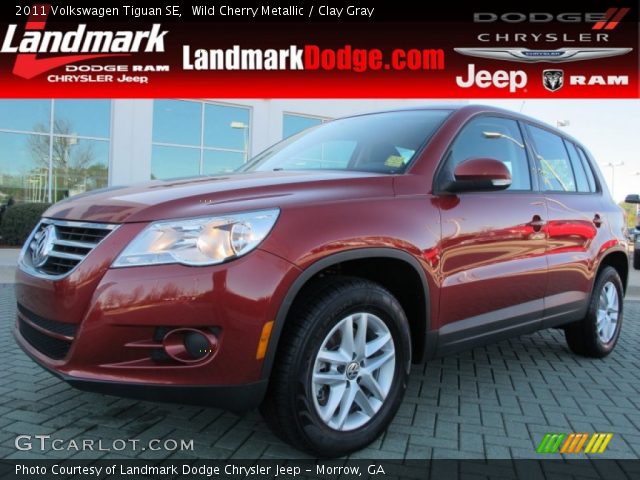 2011 Volkswagen Tiguan SE in Wild Cherry Metallic