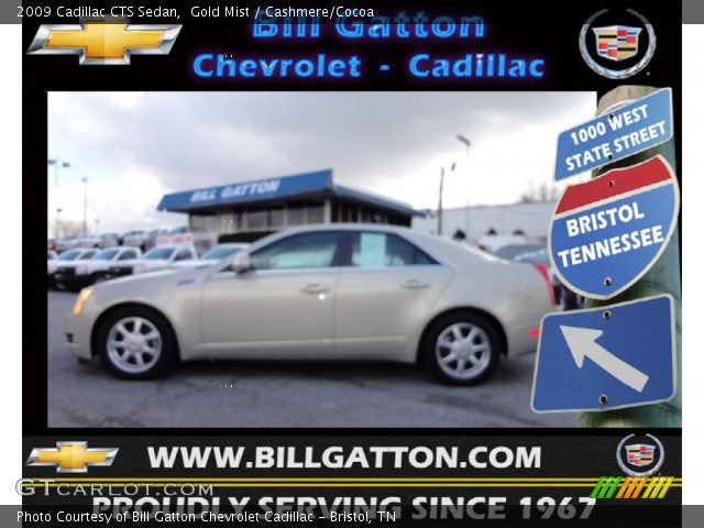 2009 Cadillac CTS Sedan in Gold Mist
