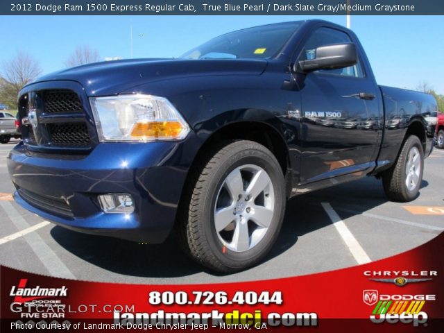 2012 Dodge Ram 1500 Express Regular Cab in True Blue Pearl