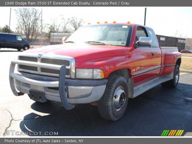 1996 Dodge Ram 3500 ST Extended Cab Dually in Colorado Red