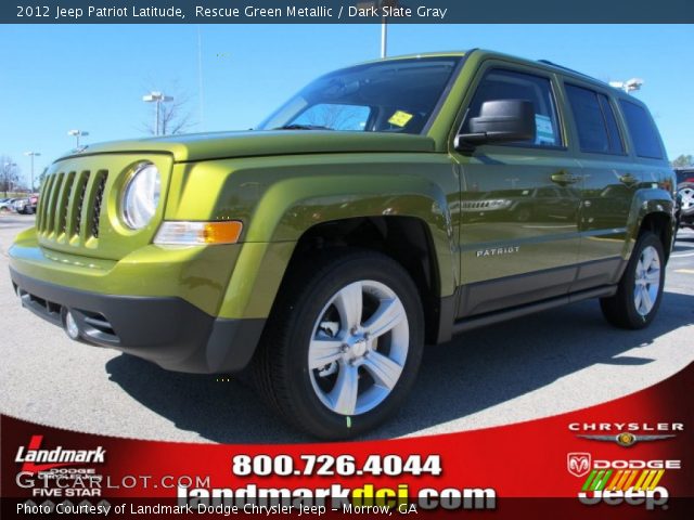 2012 Jeep Patriot Latitude in Rescue Green Metallic