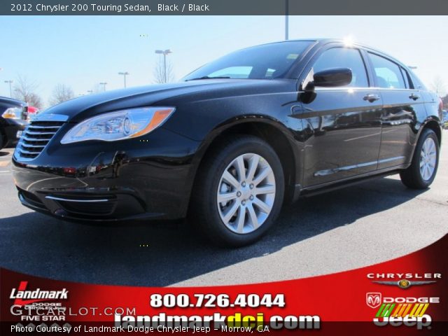 2012 Chrysler 200 Touring Sedan in Black