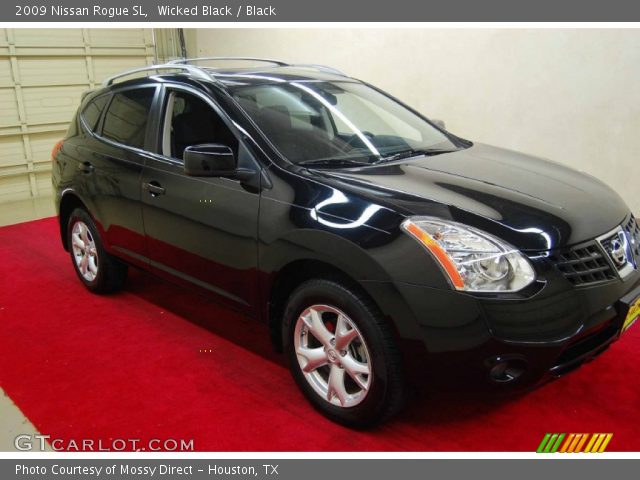 2009 Nissan Rogue SL in Wicked Black