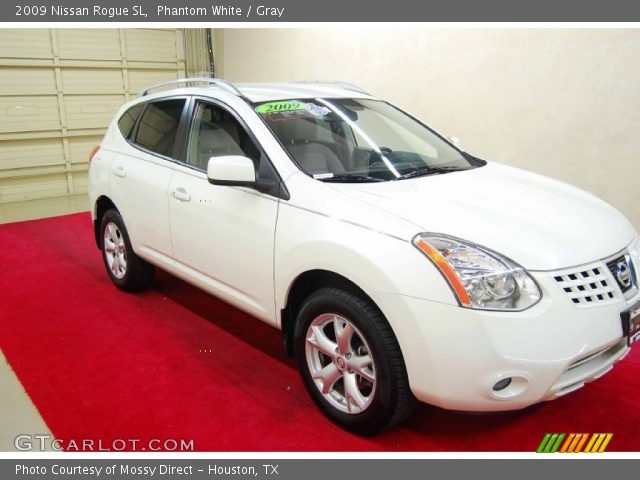 2009 Nissan Rogue SL in Phantom White